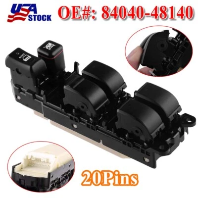 Master Power Window Door Switch For 2004-2006 Lexus ES330 3.3L OEM#84040-48140 Foto 1 de 4