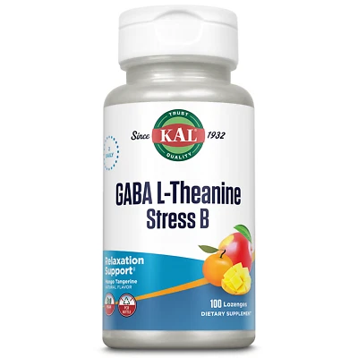 Kal Gaba L-theanine Stress B Mango Tangerine, 100 Count - Image 1 of 4