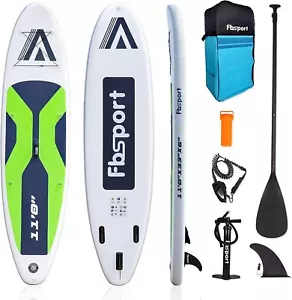 FBSPORT Premium Inflatable Stand Up Paddle Board, With Accessories, Fruit Green - Picture 1 of 6