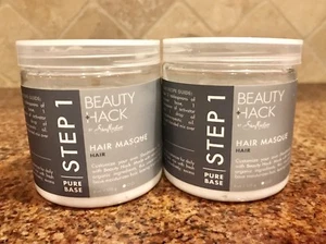 LOT OF TWO (2) Shea Moisture Beauty Hack Hair Masque Step 1 - 6oz Each, New - Picture 1 of 5