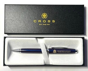 DEPARTMENT OF STATE CROSS METALLKUGELSCHREIBER IN BLAUER FARBE (AT0662-9) - Bild 1 von 2