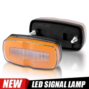 Remolque de camión 2X 4" LED ámbar que fluye luz de señal de giro marcador lateral cola para correr - Imagen 1 de 7