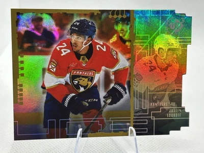 2023-24 Upper Deck Extended Series UD3 Die-Cut Justin Sourdif #UD3-21 - Image 1 of 2