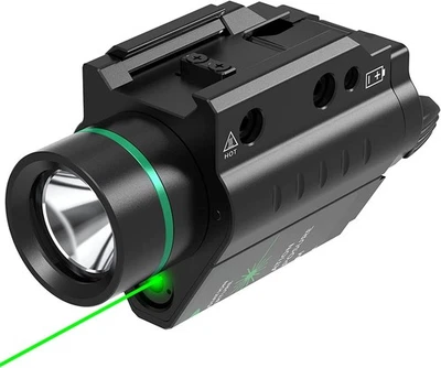Lampe Laser vert 1500 Lumens en métal pour rail picatinny / weaver - Imagen 1 de 4