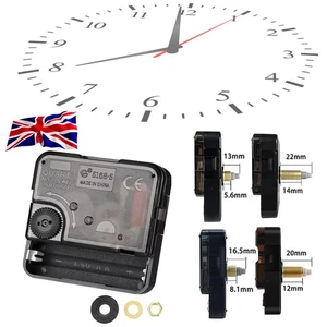 Quartz DIY Wall Clock Movement Mechanism Tool Silent DIY Repair Replacement UK - Picture 1 of 14