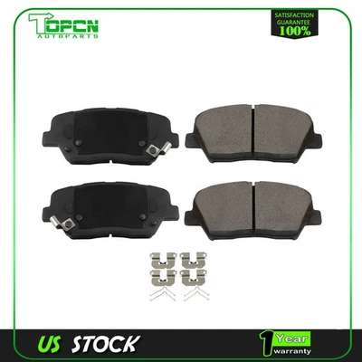 Pastillas de freno delanteras de cerámica 4 piezas aptas para HYUNDAI Santa Fe Santa Fe Sport 2017-2018 Foto 1 de 4