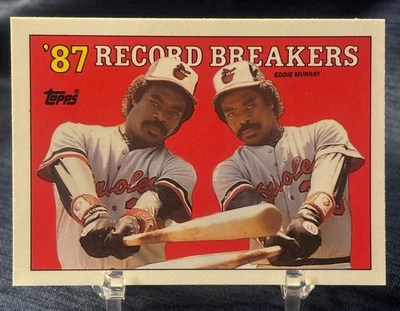1988 TOPPS TIFFANY COLLECTORS SET #4 - EDDIE MURRAY - '87 RECORD BREAKER - Image 1 of 2