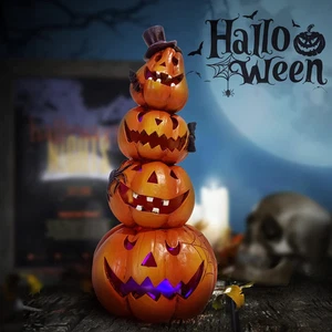 Halloween Zucca Decorazioni da Interno Halloween Decorazioni Sgombero per Tavolo... - Foto 1 di 12