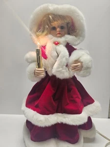 Telco Motion-ettes Of Christmas Carolers Lighted Animated Works 24" Figure - Picture 1 of 16