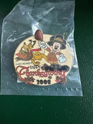 Disney Cast Exclusive 2008 Happy Thanksgiving Pin LE 1750 - Image 1 of 4