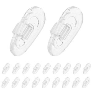 200pz Naselli Morbidi Silicone Push In Occhiali Ponte Cuscino per Uso Occhiali - Foto 1 di 20