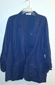 Neu mit Etikett 89th & Madison marineblauer Blazer mit 3/4-Ärmeln Größe 2X - Bild 1 von 2