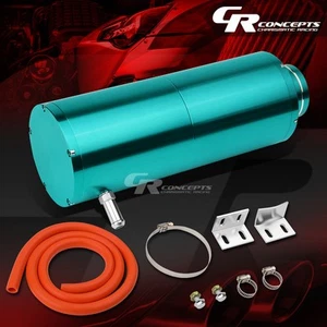 8.5"X3"SKY BLUE ALUMINUM COOLANT RECOVERY OVERFLOW RESERVOIR CAN W/REMOVABLE CAP - Bild 1 von 5