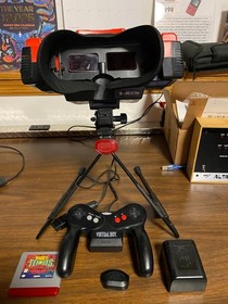 Complete Nintendo Virtual Boy System - Mario Tennis - Ribbons Replaced
