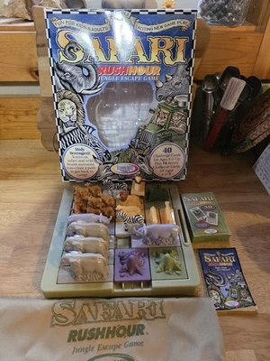 Vintage 1999 Safari Rush Hour Jungle Escape Game Puzzle Challenge - Image 1 of 4