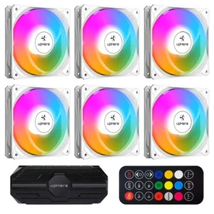 Novonest ARGB PC Case Fan 120mm Quiet High Performance 6PINconnector LED Fa 311 - Picture 1 of 9