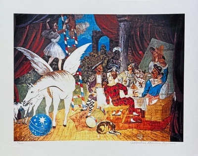 Pablo Picasso JOFFREY BALLET PARADE Estate Firmado Edición Limitada Giclee 20x 26" Foto 1 de 4