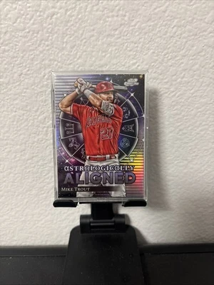 2024 Topps Chrome Cosmic Mike Trout Astrologically Aligned #AA-5 Angels - Image 1 of 2