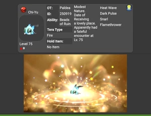 ✨Shiny Legendary Pokemon Shiny Chi-Yu UNTOUCHED  ✨ - Picture 1 of 5