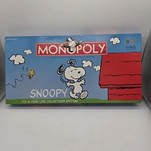 Snoopy Monopoly It's A Dog's Life Collectors Edition 2005 Vintage 100% Komplett - Bild 1 von 12