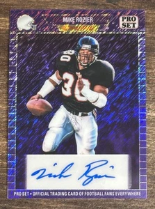‼️2024 Leaf ProSet Mike Rozier Auto #2/8 NEBRASKA HEISMAN ATLANTA OILERS - Picture 1 of 2