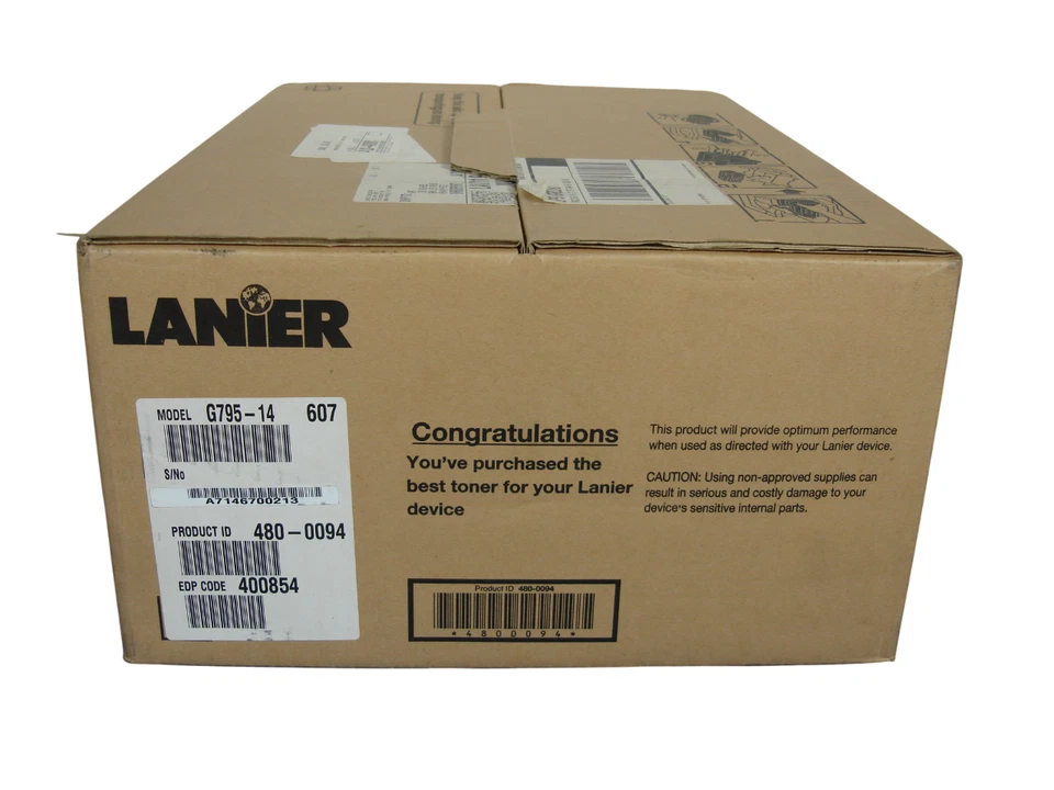 Cartucho de tóner negro Lanier G795-14 480-0094 Foto 1 de 4