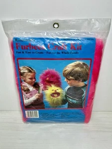 NEU Vintage 1984 FURBEES Handpuppe Bastelset PINK PUPPET Rennocraft USA - Bild 1 von 11