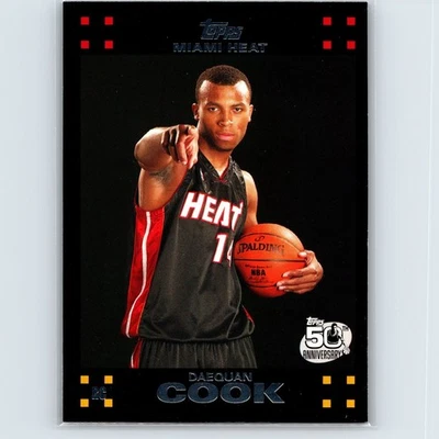 2007-08 Topps - Daequan Cook #131 (RC) - Miami Heat - Image 1 of 2