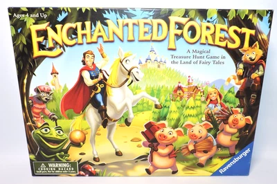Enchanted Forest Board Game 100% Complete Pieces w/ Extra Tree, No Instructions - Image 1 of 4
