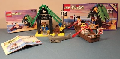 Lego Pirates 6258 Smuggler's Shanty Set (1992): 100% Comp w/Instructions/Box Top - Image 1 of 4