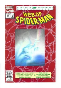 WEB OF SPIDER-MAN #90 --- HOLOGRAMM COVER! HOCHWERTIG! Marvel Comics! 1992! NM- - Bild 1 von 4