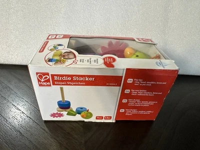 Infant Toy Hape 12month+ Birdie Stacker NEW SEALED - Image 1 of 4