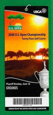 Tiger Woods (ganado) 16 de junio de 2008 boleto abierto de playoffs de Estados Unidos Foto 1 de 4