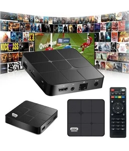 TV BOX ANDROID 10.0 SMART TV MEDIAPLAYER 4G RAM 64GB ROM 6K ULTRA HD QG9 BOX - Foto 1 di 7