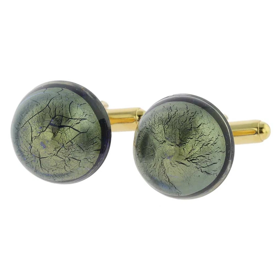 Gemelos GlassOfVenice de cristal de Murano Sueño Veneciano - Zafiro gris Foto 1 de 3