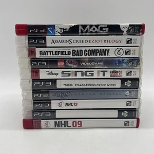 Lot of 10 Sony Playstation 3 PS3 Games - Various Condition - Untested - Picture 1 of 6