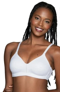 VANITY FAIR Womens Beyond Comfort Full Coverage Wirefree Bra Size 36C White  - Picture 1 of 5