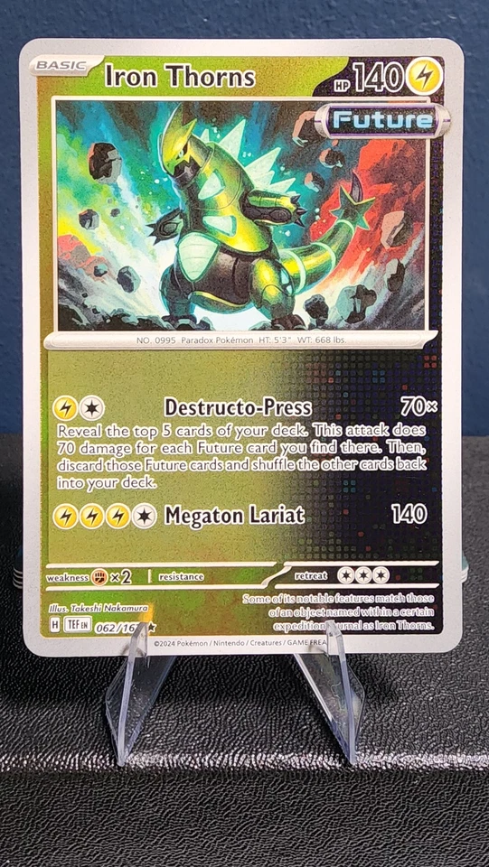 Iron Thorns Reverse Holo SV05: Temporal Forces 062/162 Near Mint - Image 1 of 1