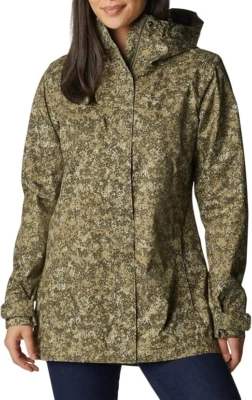 Chaqueta de mujer Columbia Omni-Tech Splash A Little II camuflaje talla pequeña $89 Foto 1 de 4