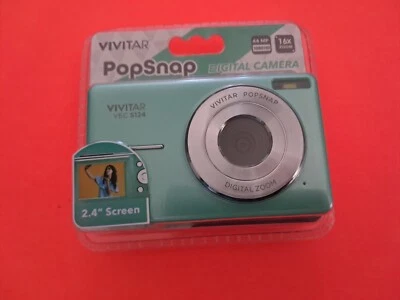 NEW - Vivitar Popsnap Digital Camera 1080 HD 44MP 16X Zoom Green- Free ShipN!