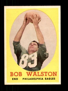 Bobby Walston 1958 Topps Football #87 ex-Mt - Imagen 1 de 2