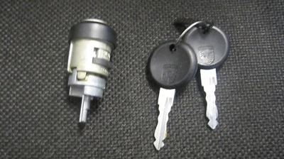 Porsche 924 924-S 944 Ignition Lock Cylinder w/2 Keys NOS GENUINE GERMAN  New - Image 1 of 4