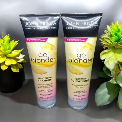 John Frieda Go Blonder Shampoo & Conditioner Lightening Citrus Botanical Blend - Image 1 of 4