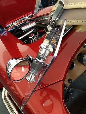 Kit de moldura de parasol de ala de viento cromada para ERA Cobra, Backdraft Cobra, Shelby Cobra Foto 1 de 4