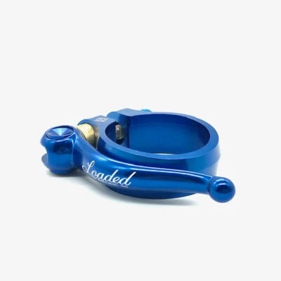 Загруженный синий быстросъемный алюминиевый воротник-зажим для сиденья X-Lite 34,9 QR 24 г - Изображение 1 из 3