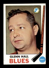 1969-70 Topps #12 Glenn Hall EXMT+ Blues 546169