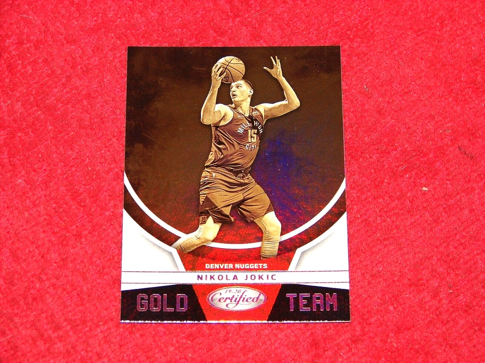 NIKOLA JOKIC NUGGETS 2019-20 CERTIFIED GOLD TEAM #23 (K1) - Image 1 of 1