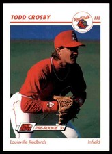 1991 LIne Drive Aaa Baseball Card Todd Crosby #232 3006