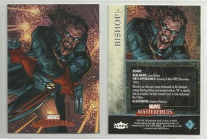 2007 UD Marvel Masterpieces: Set 1 FOIL PARALLEL "Base Trading Card" #8 BISHOP