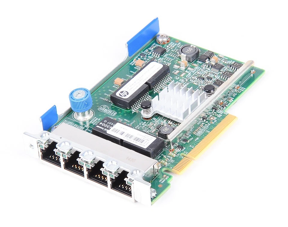 HP 331FLR V2 Quad Port Gigabit RJ45 Ethernet FlexibleLOM Adapter - 789897-001 - Bild 1 von 1